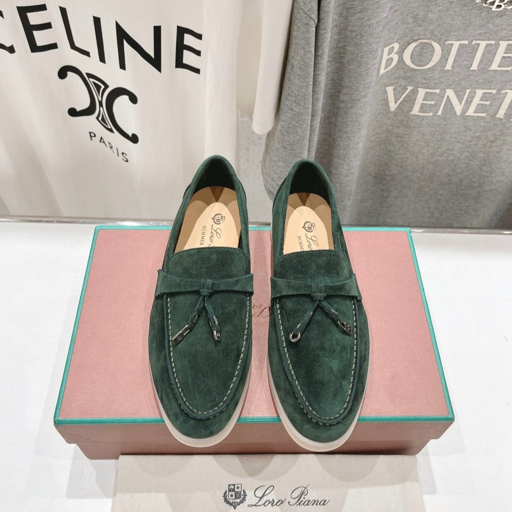 LP SUMMER CHARMS WALK LOAFERS HUNTER GREEN SUEDE