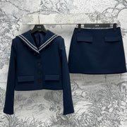CD 25 Suit Navy Blue Polyester