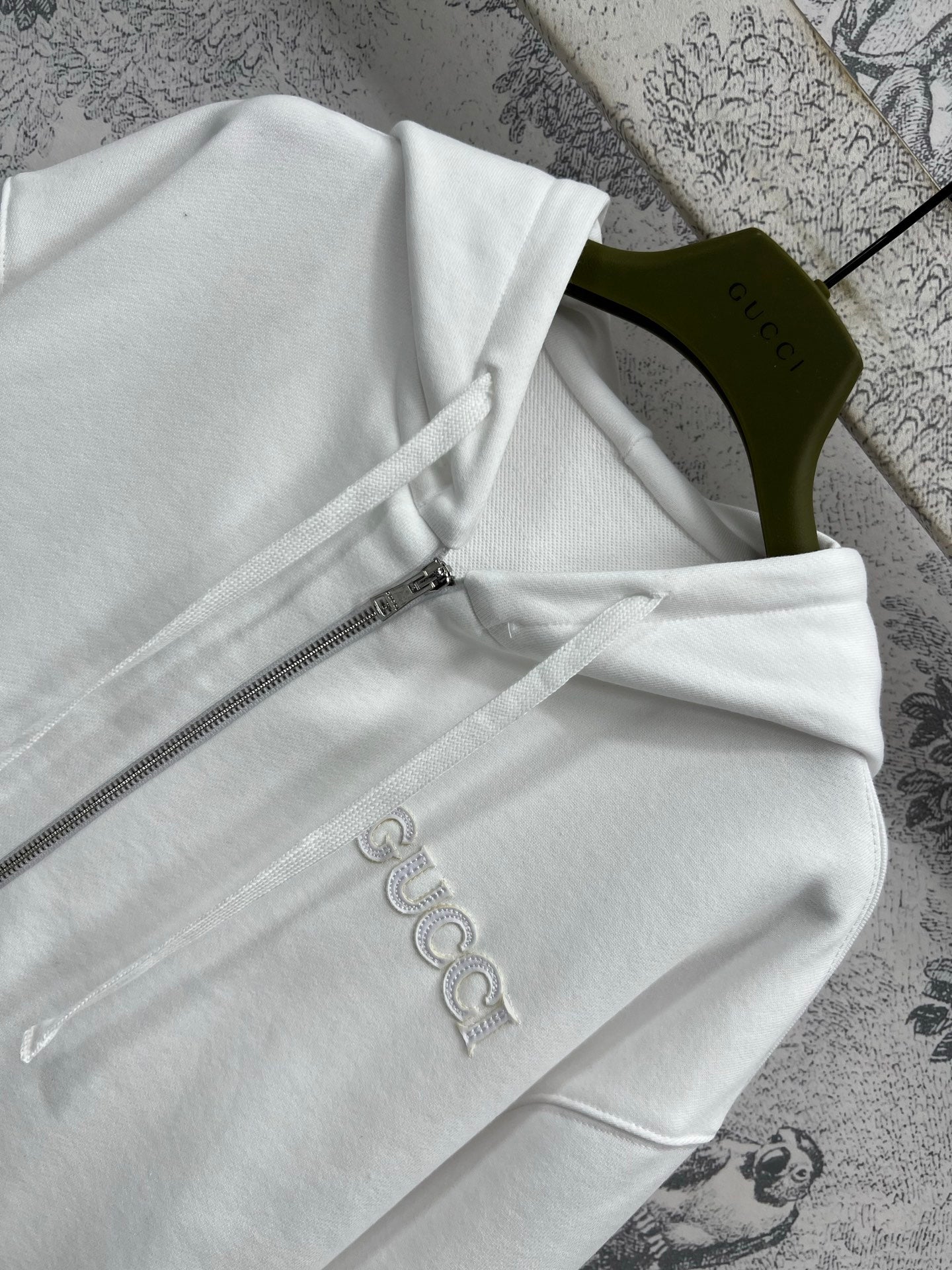 Gucci 2025 Sweatshirt Jacket White Cotton