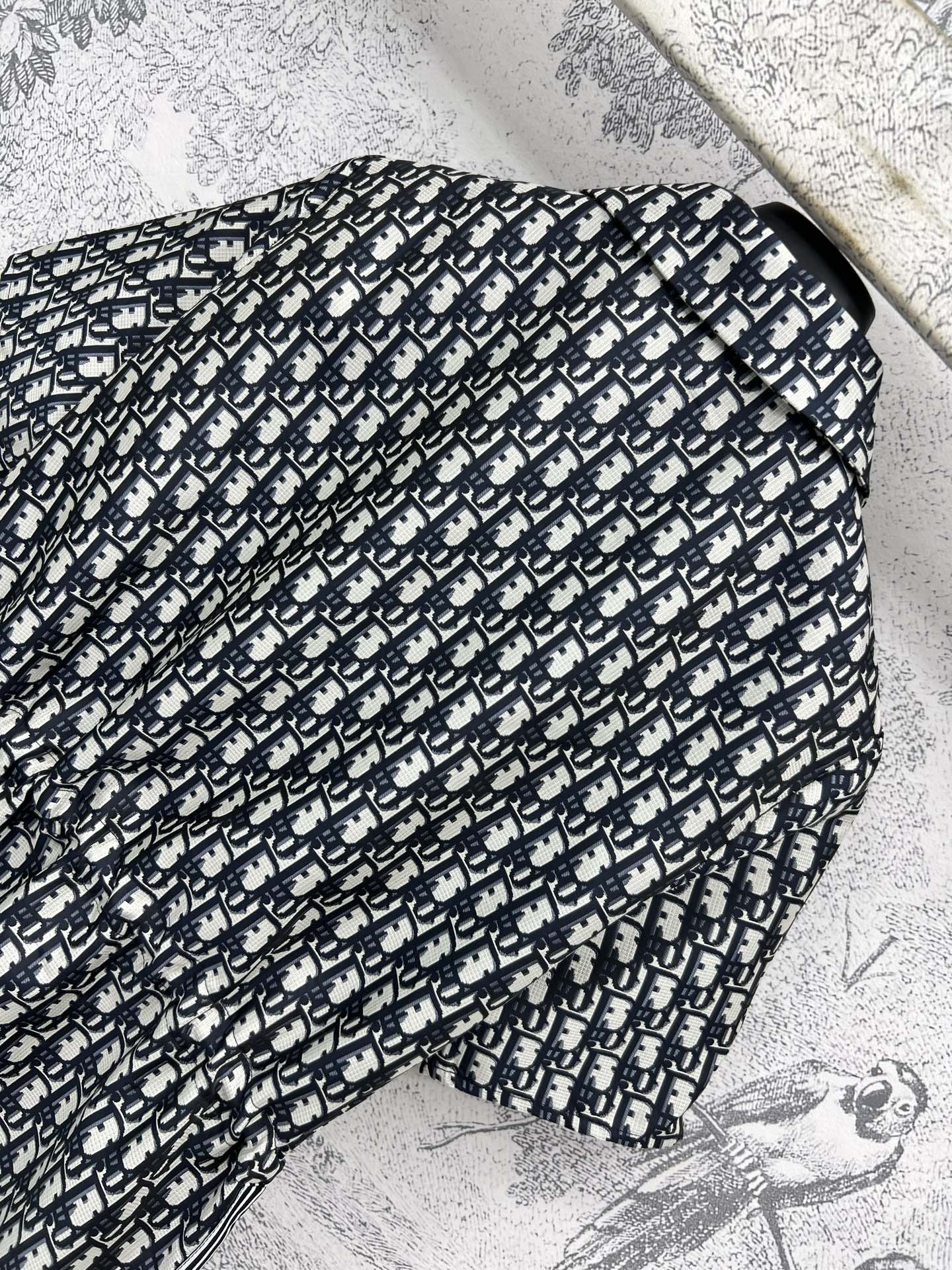 CD 25 Logo Shirt Dress Black Polyester