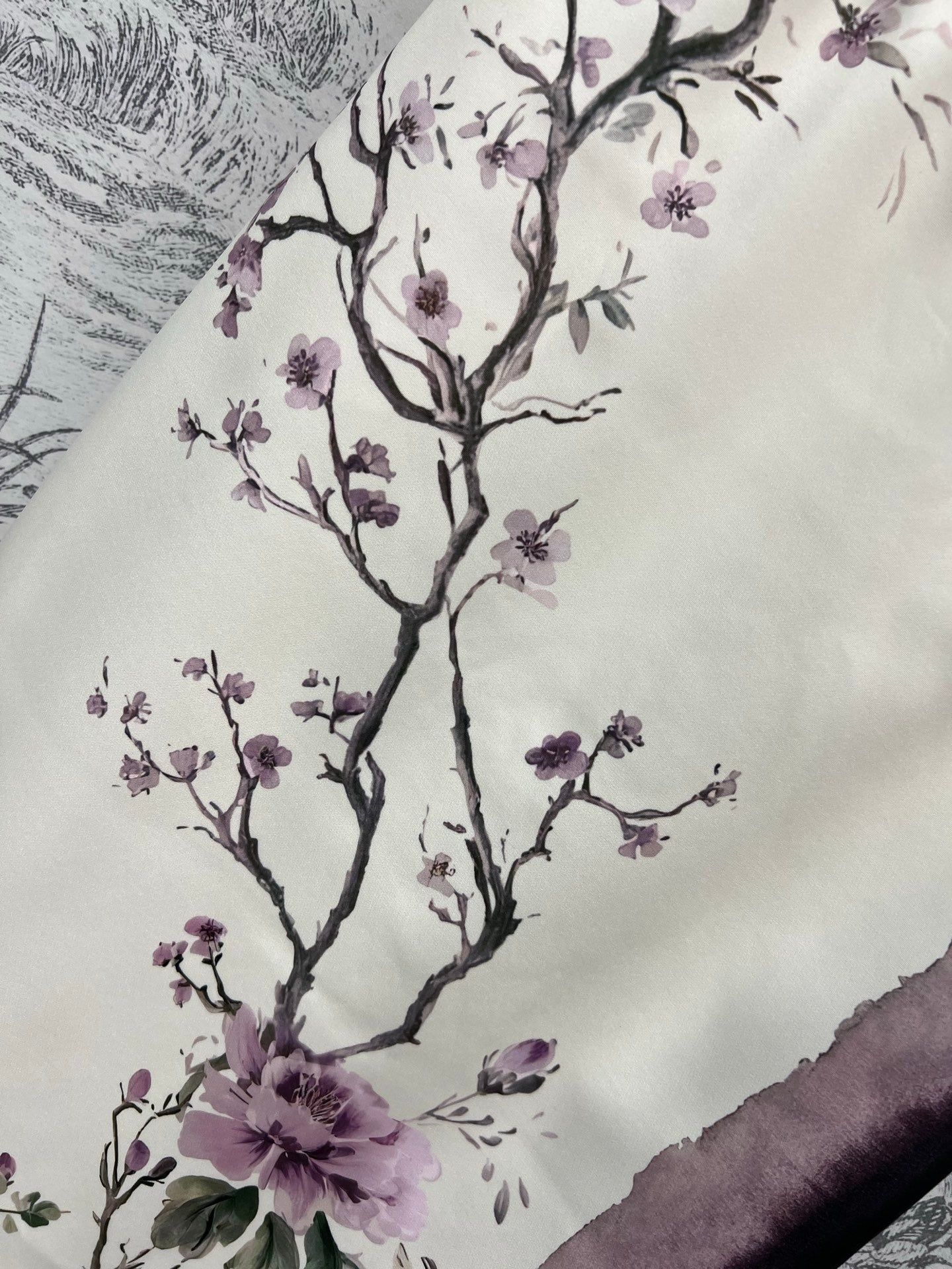 CD 25 Floral Print Sleeveless Dress Beige Silk