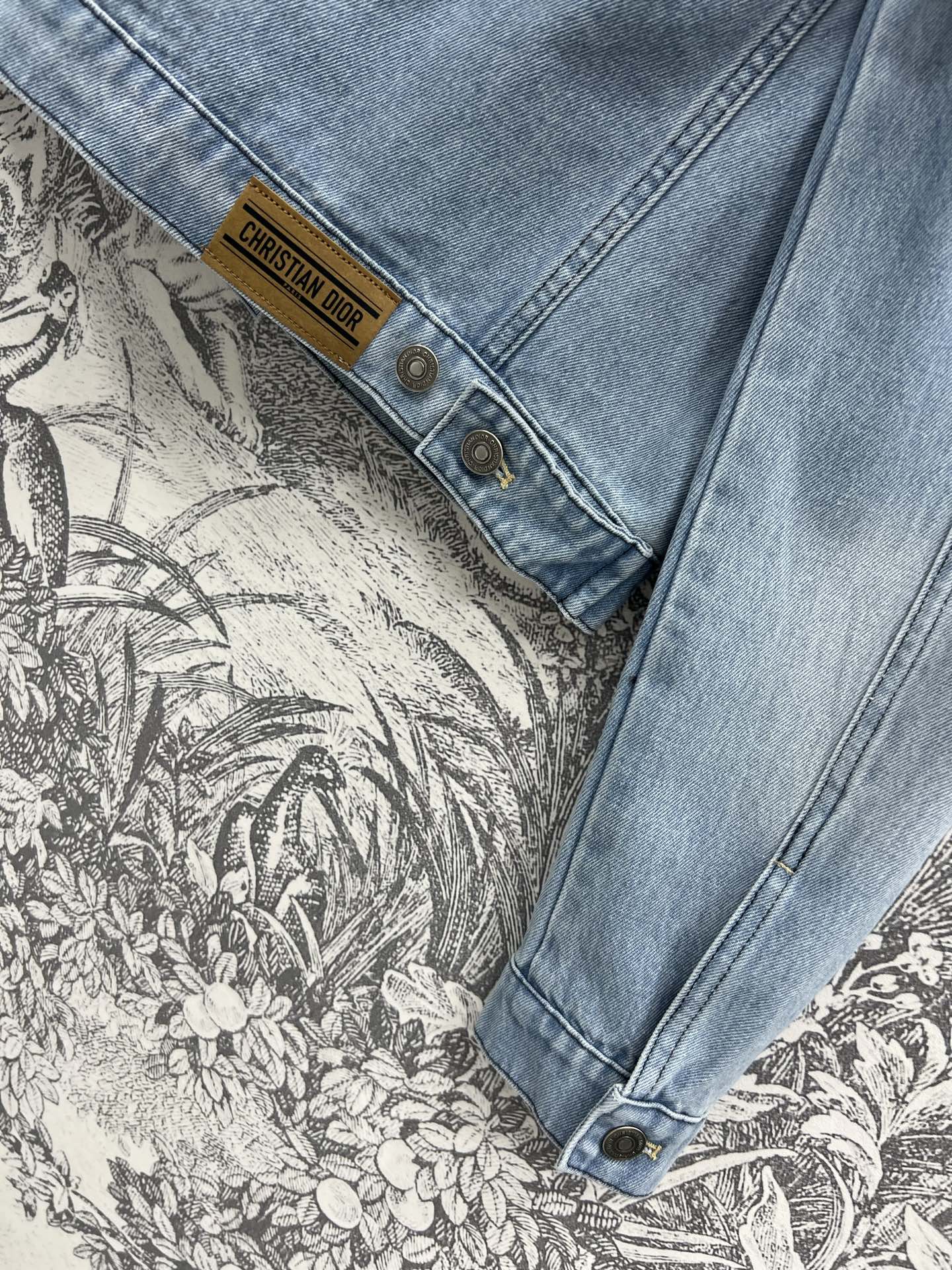 CD 25 Denim Jacket Light Blue Cotton