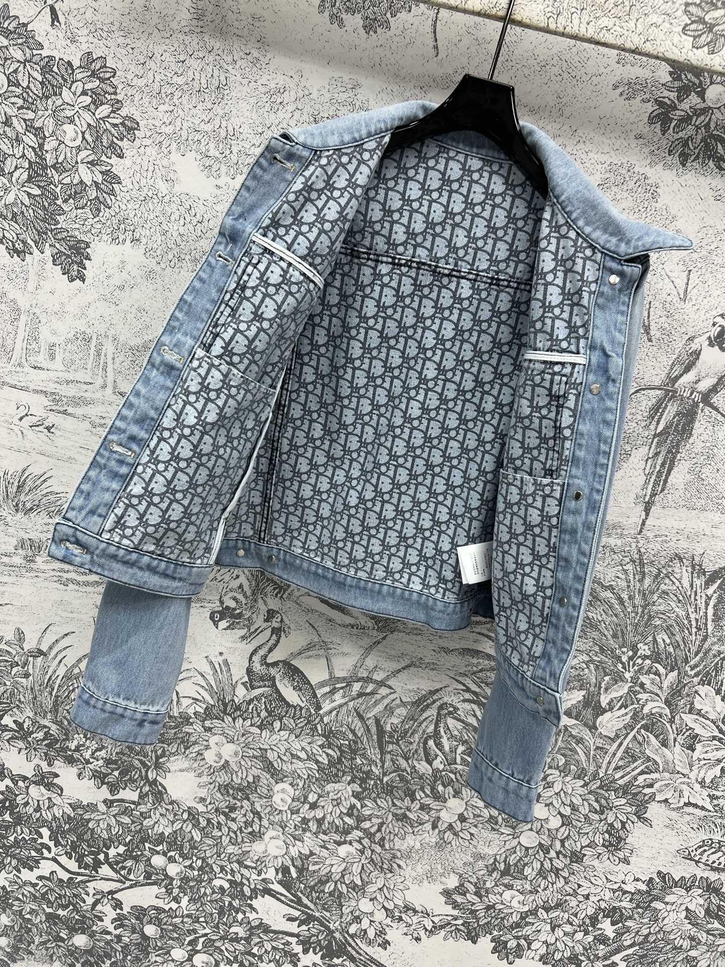 CD 25 Denim Jacket Light Blue Cotton