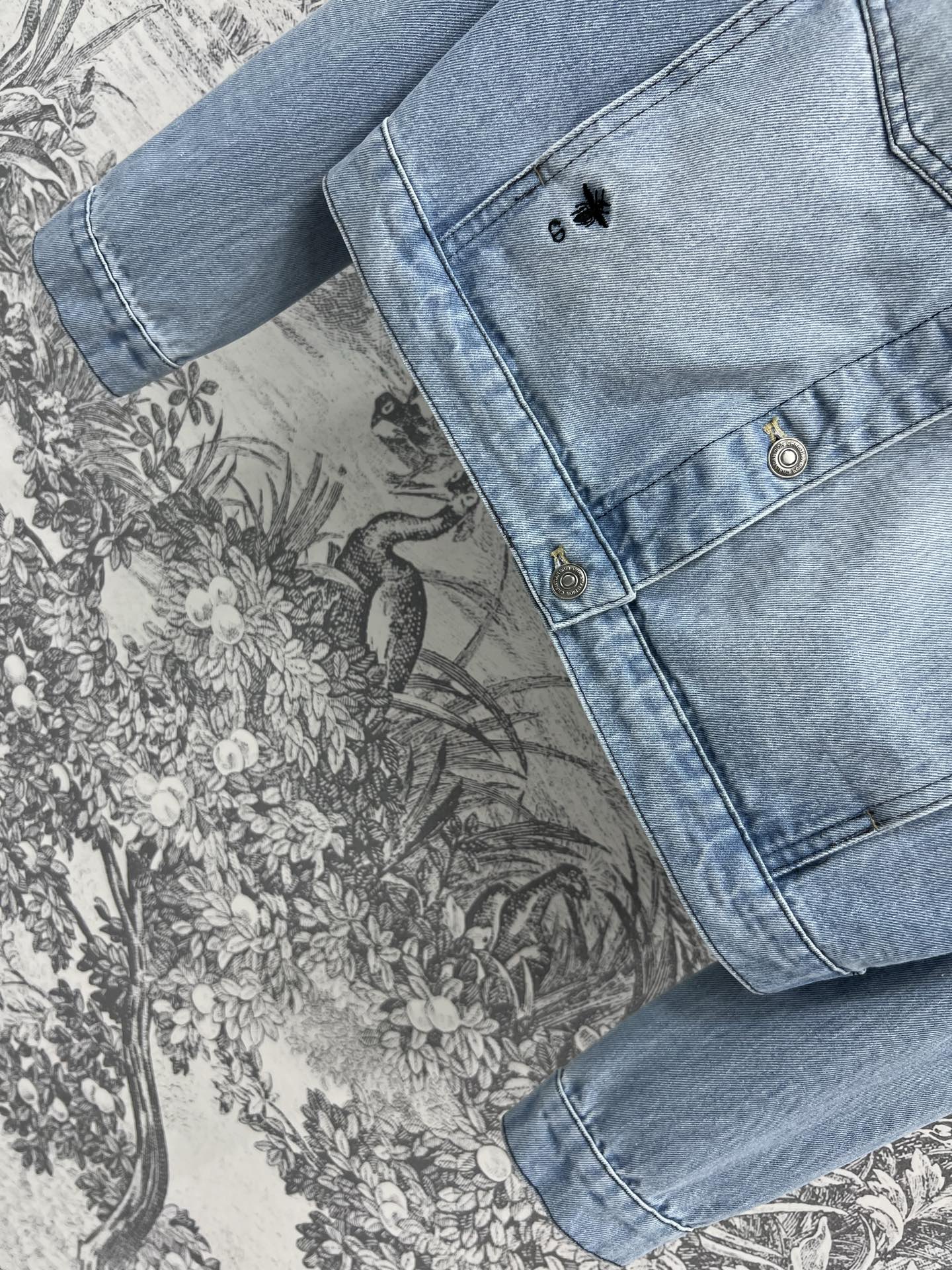 CD 25 Denim Jacket Light Blue Cotton