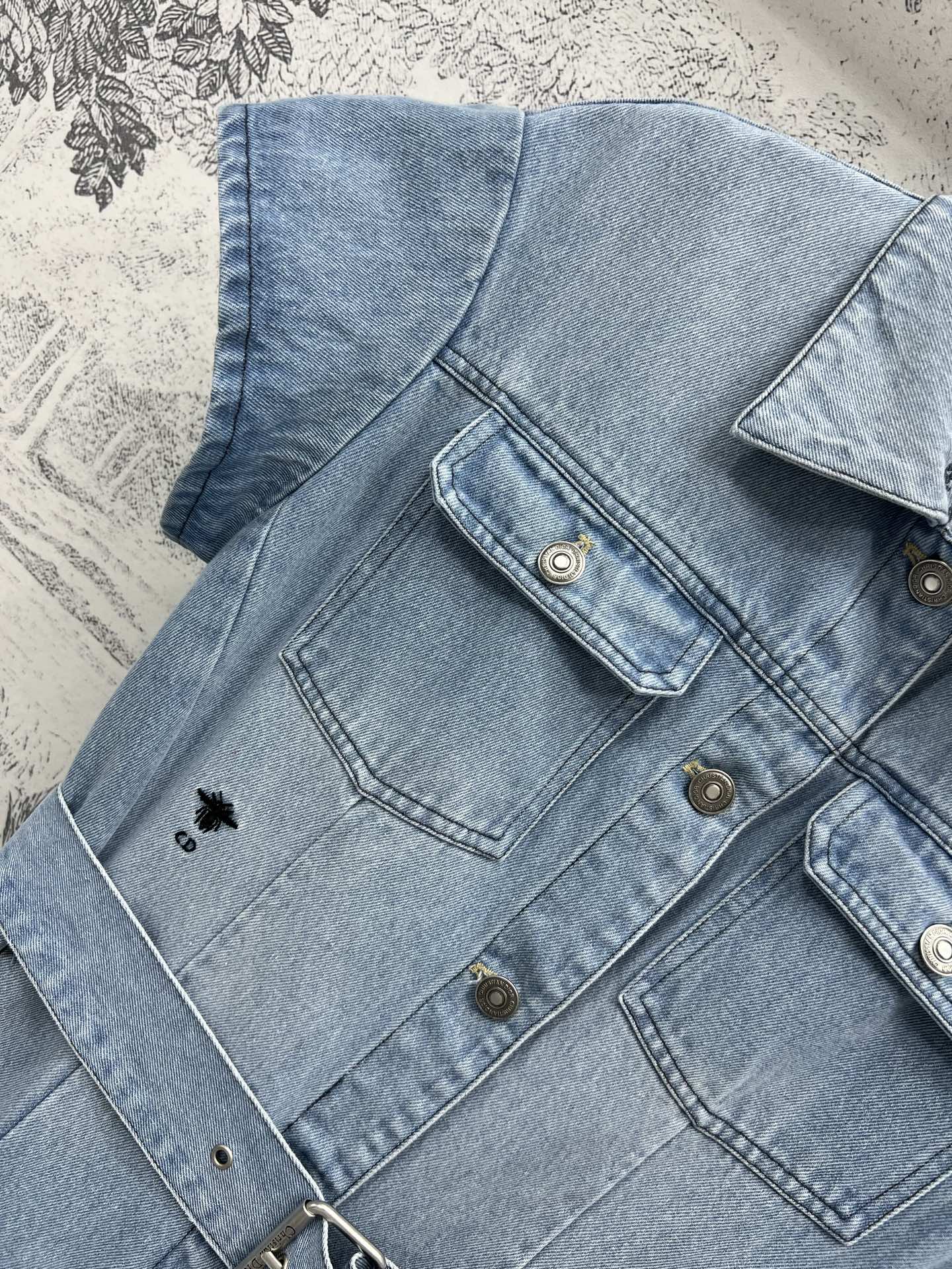 CD 25 Denim Shirt dress Light Blue Cotton