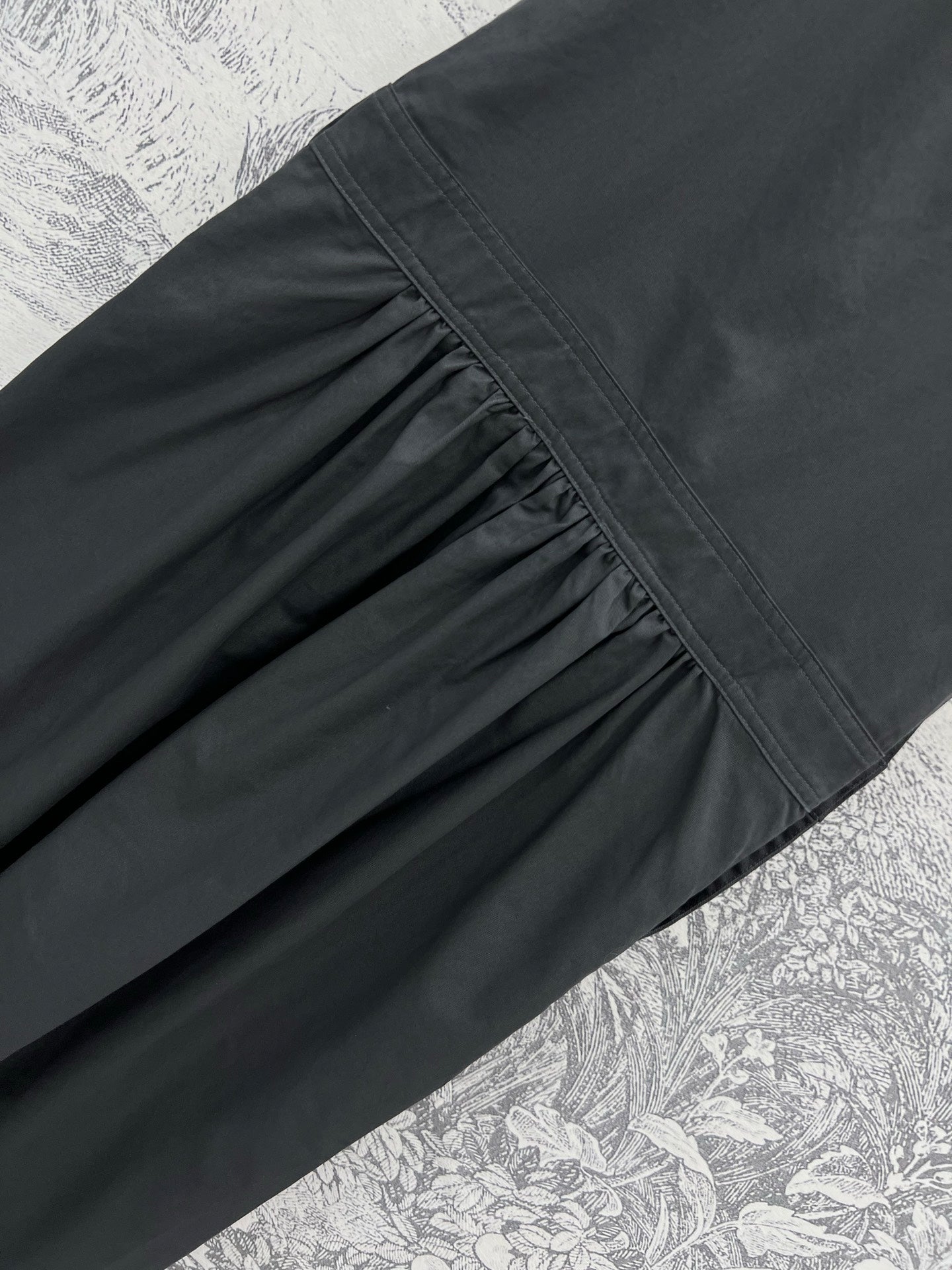 Prada 25 Suspender Dress Gray Cotton