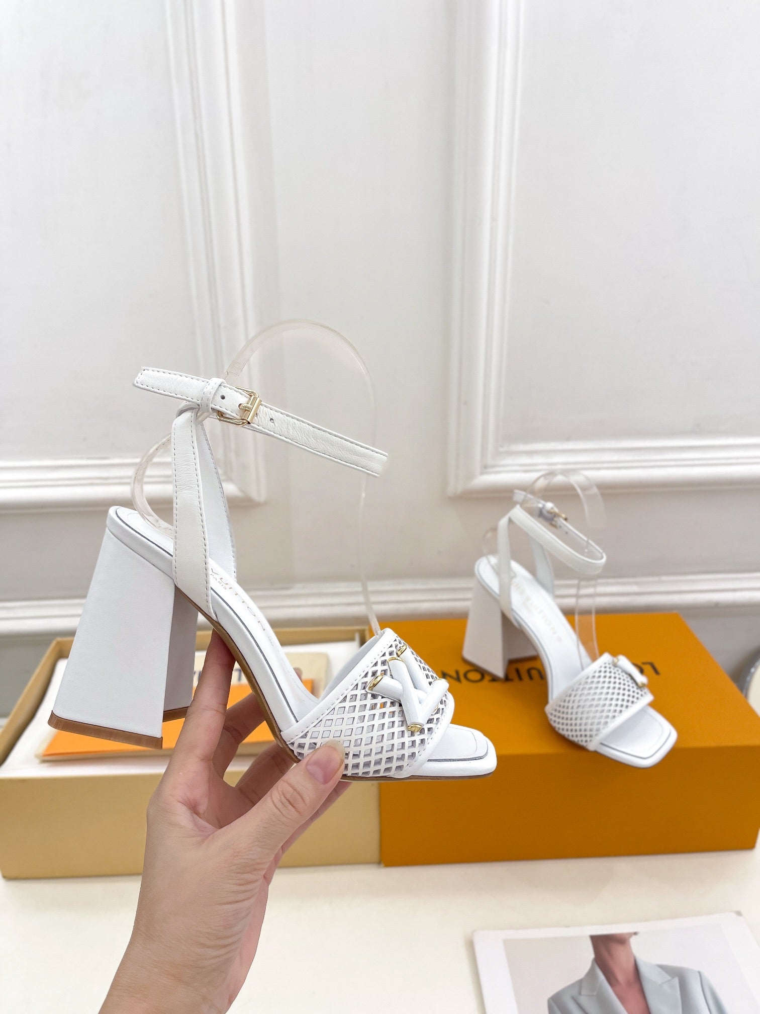 shake platform 90 white calfskin