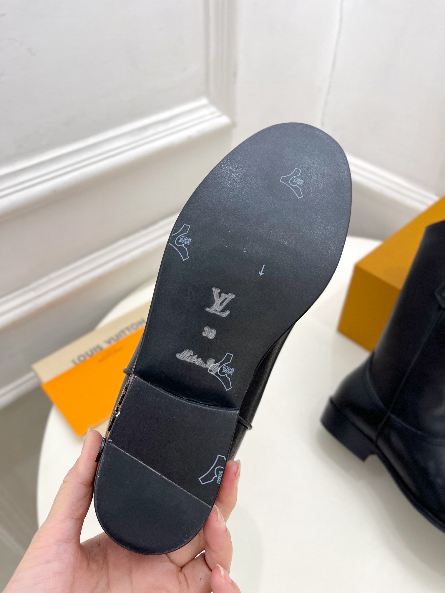 LV Rider Boot 30mm Black Calfskin