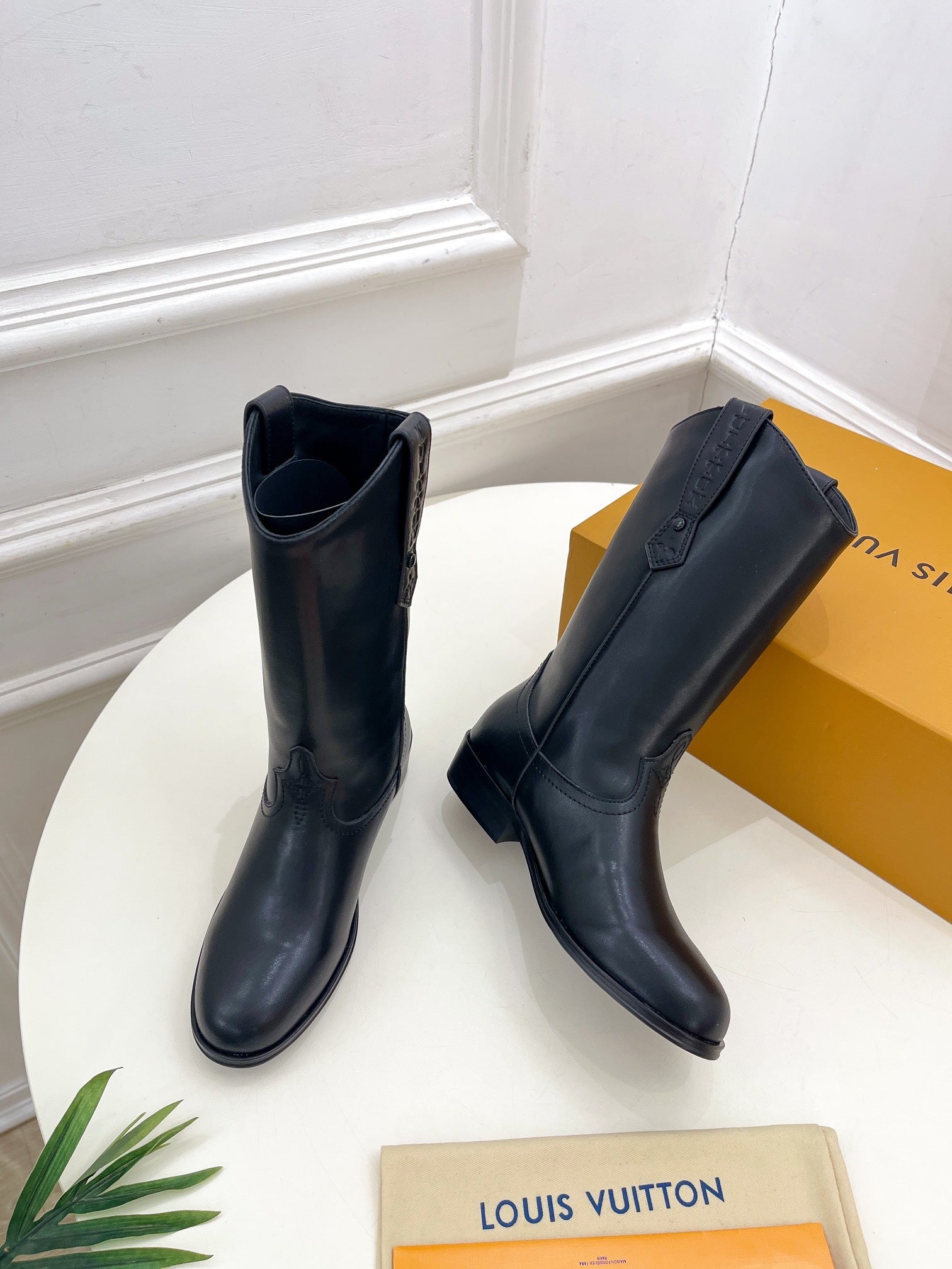 LV Rider Boot 30mm Black Calfskin