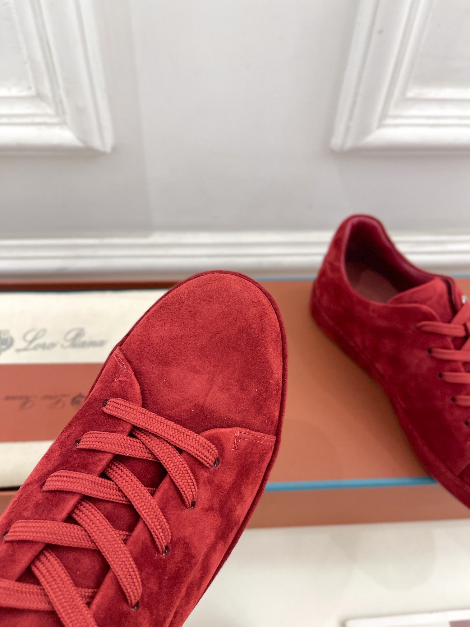 LP Nuage Sneaker In Red Suede  988283