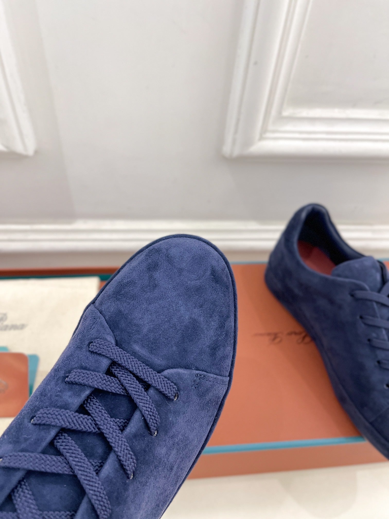 LP Nuage Sneaker In Navy Blue Suede  988285