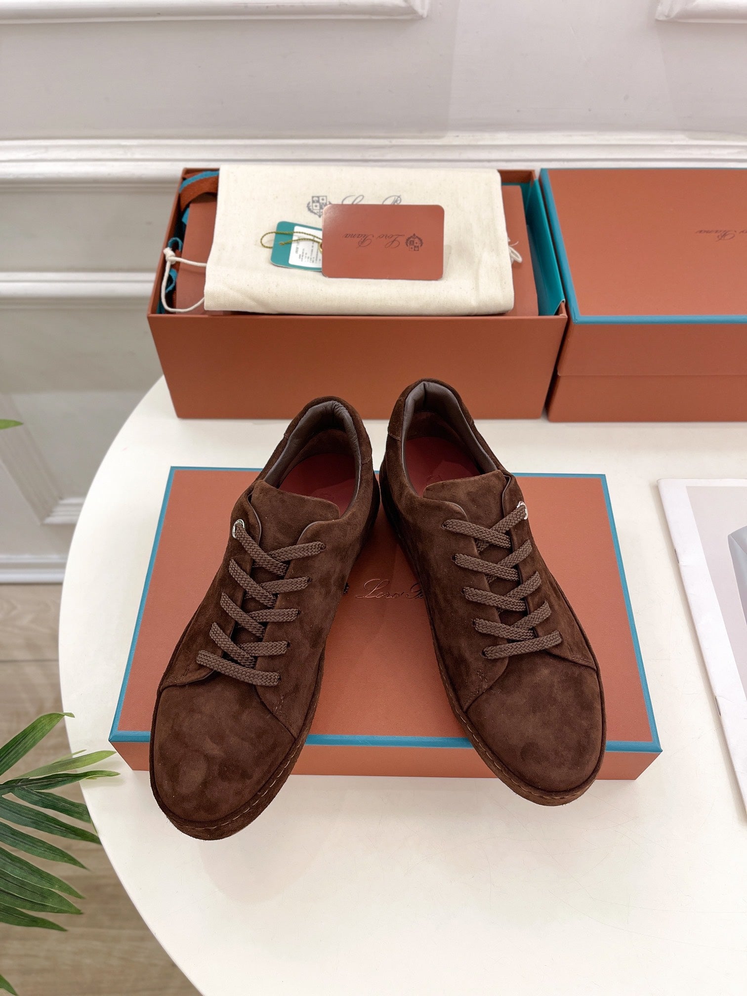 LP Nuage Sneaker In Brown Chocolate Suede  988291