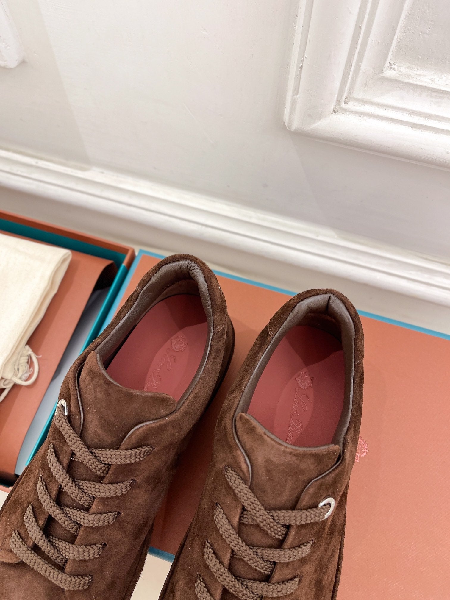 LP Nuage Sneaker In Brown Chocolate Suede  988291