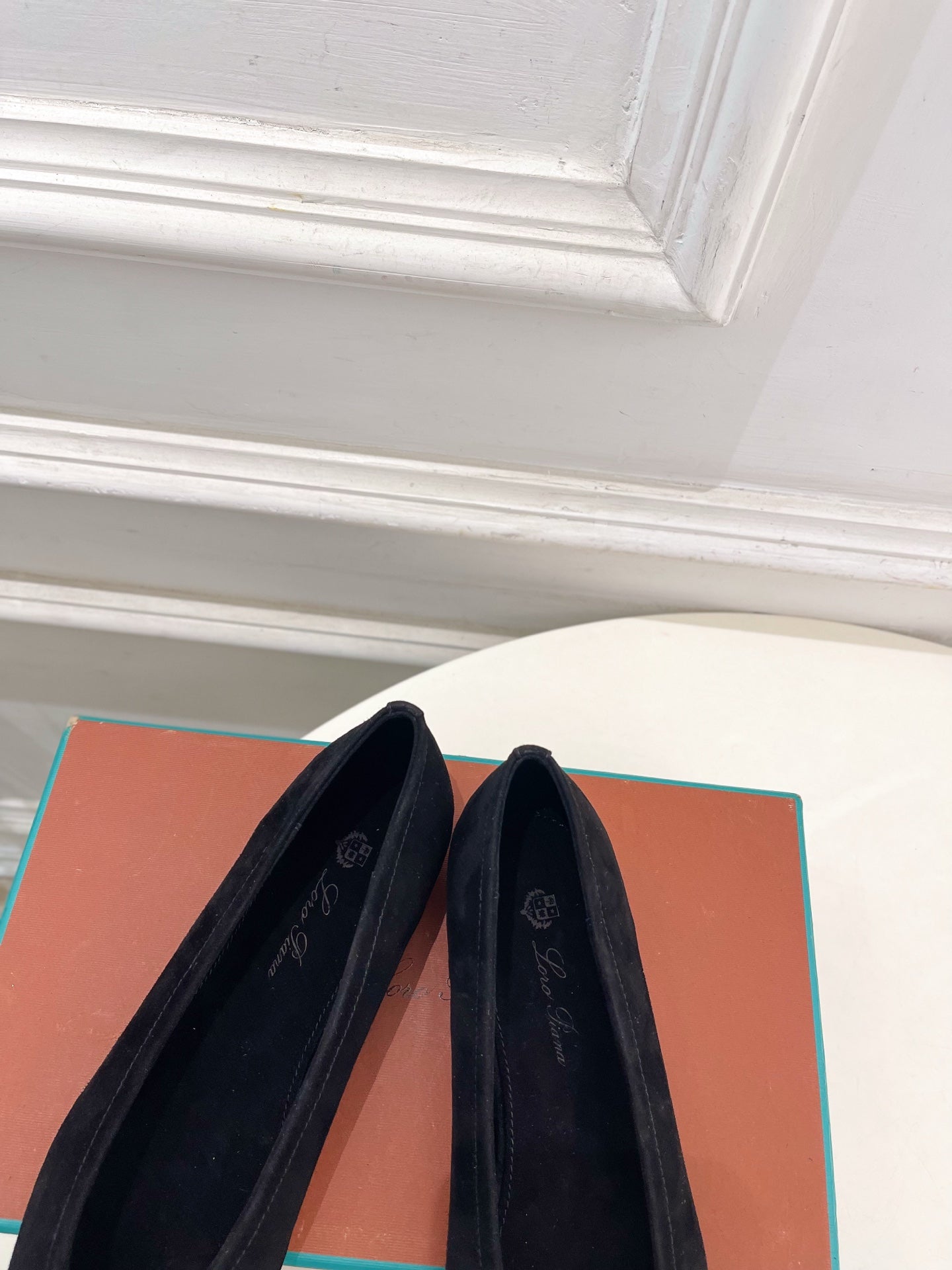 LP 26SS Ballet Flats Black Suede 587575