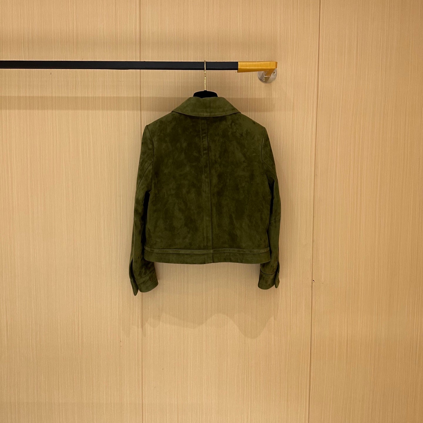 GG 25 Jacket Moss Green Suede 0014
