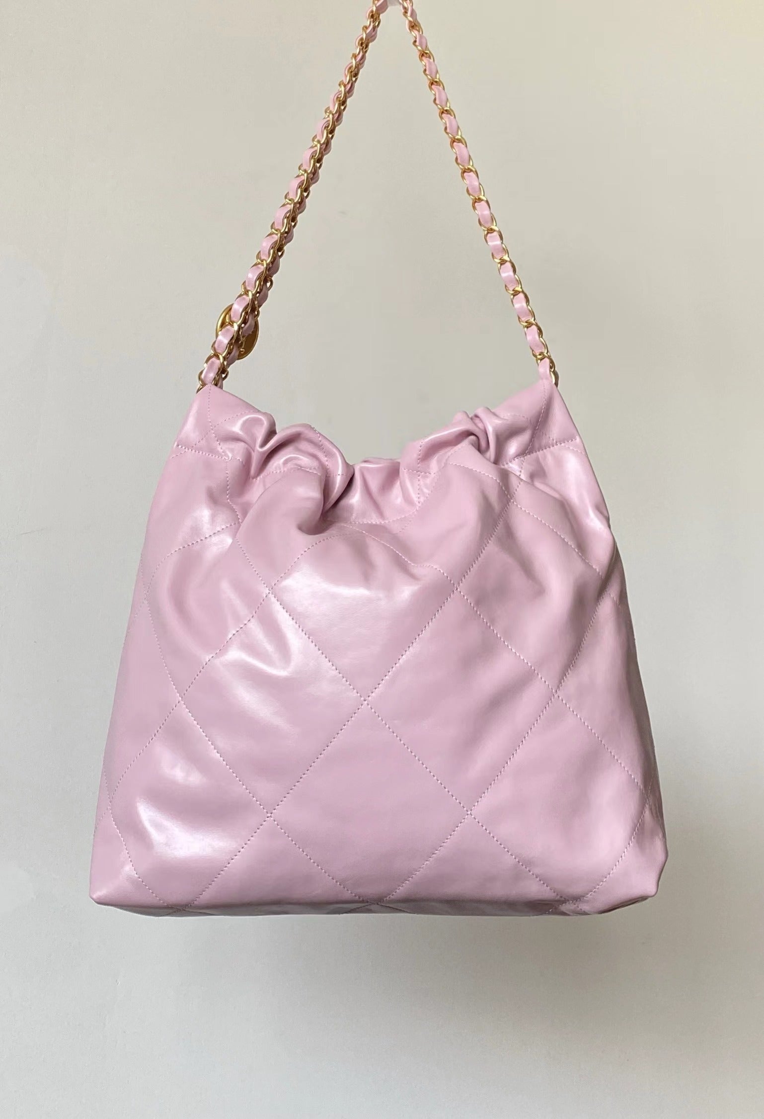 Chanel 25 Quilted Bag Pink Soft Calfskin