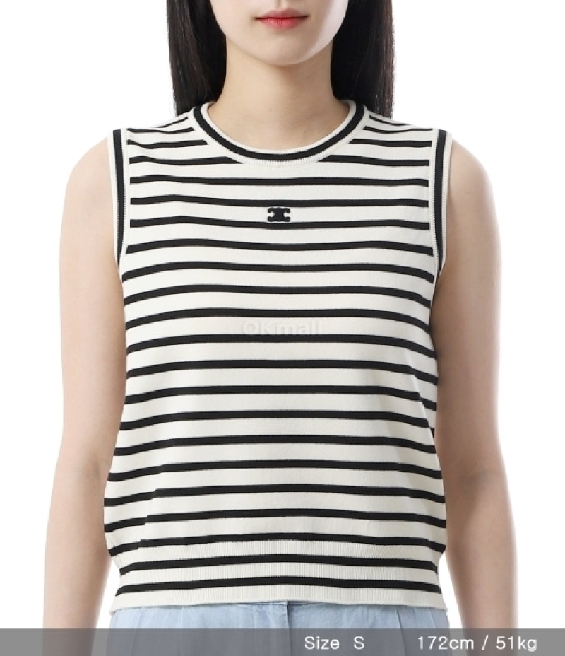 Celine 25C TRIOMPHE Wool Sleeveless 228962