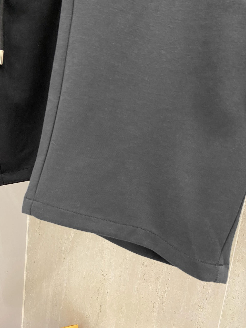 LV CASUAL SHORTS DARK GRAY COTTON STRETCH FABRIC 239610