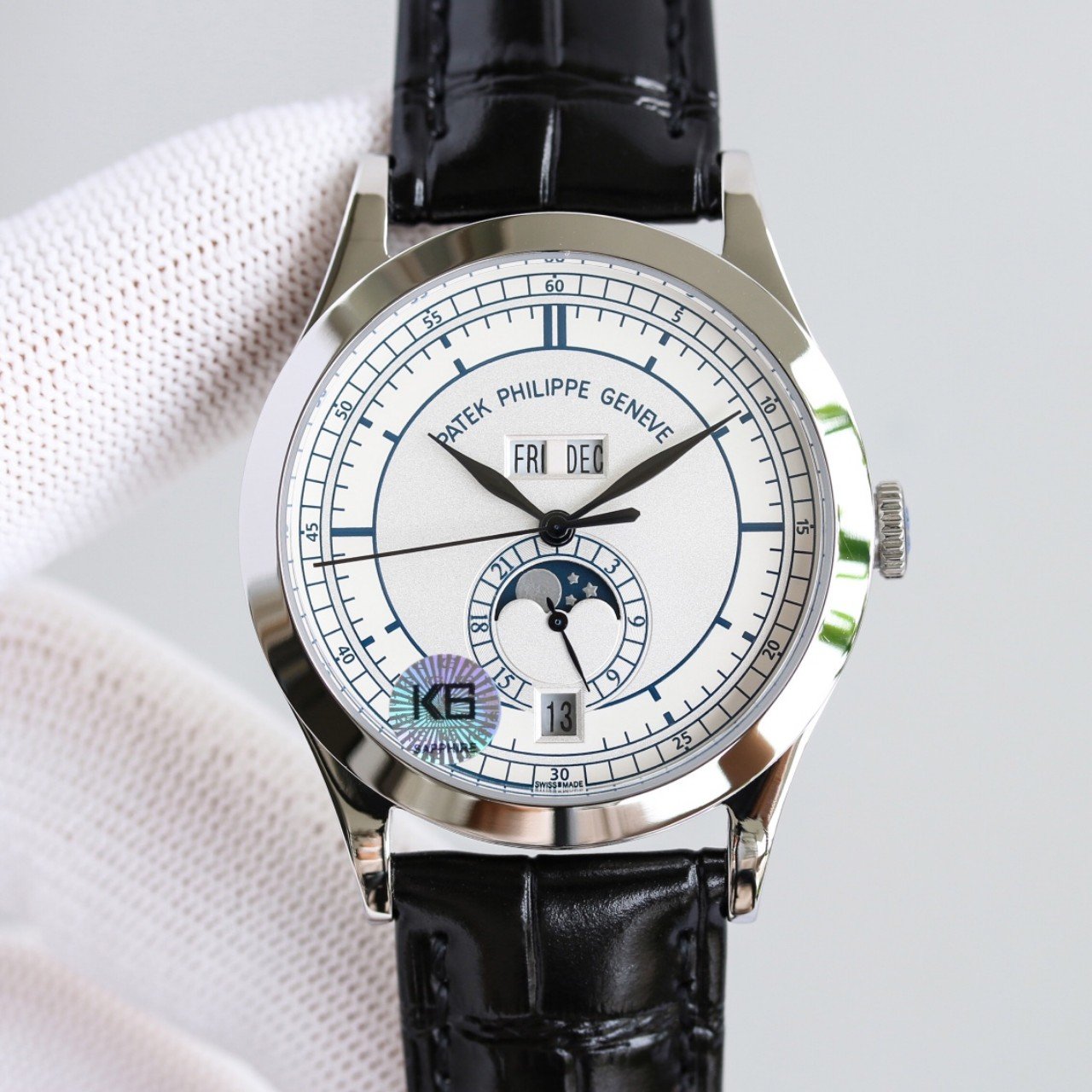 PATEK CALATRAVA 5376G-001 ANNUAL CALENDAR WHITE DIAL